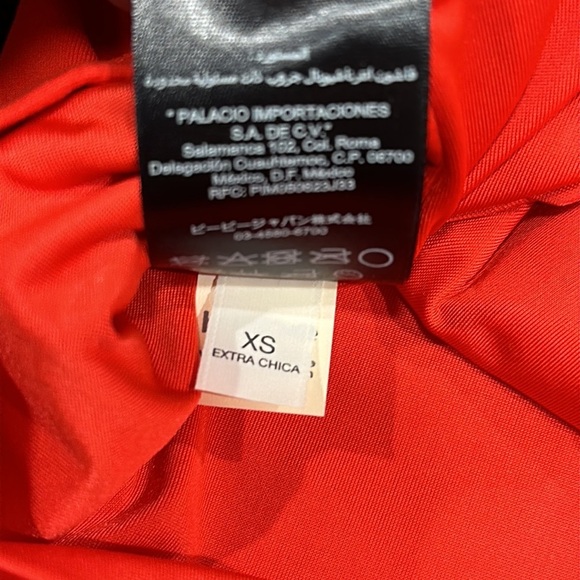 Bebe Red Bodycon Mini Dress with Mesh Inserts - XS - Picture 11 of 12